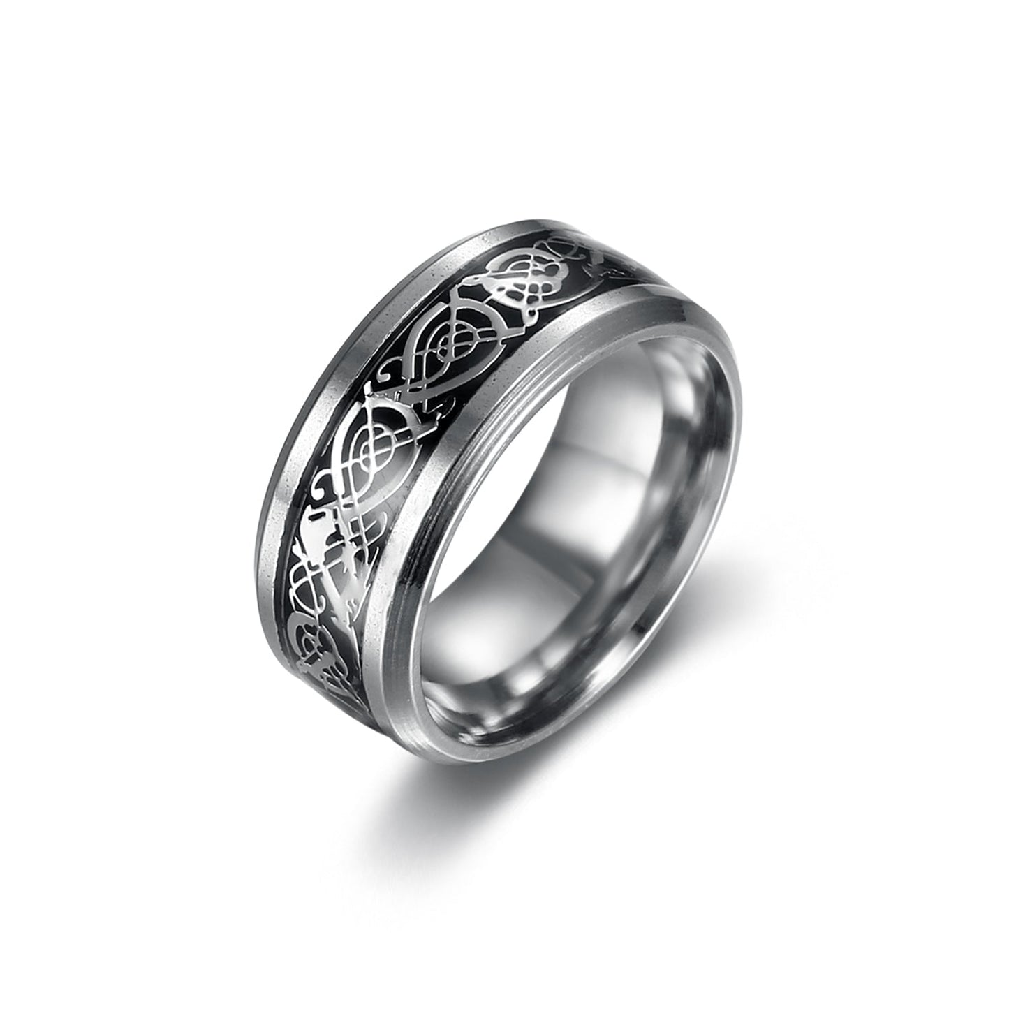 Nordic Pride Basilisk Scale Wedding Ring