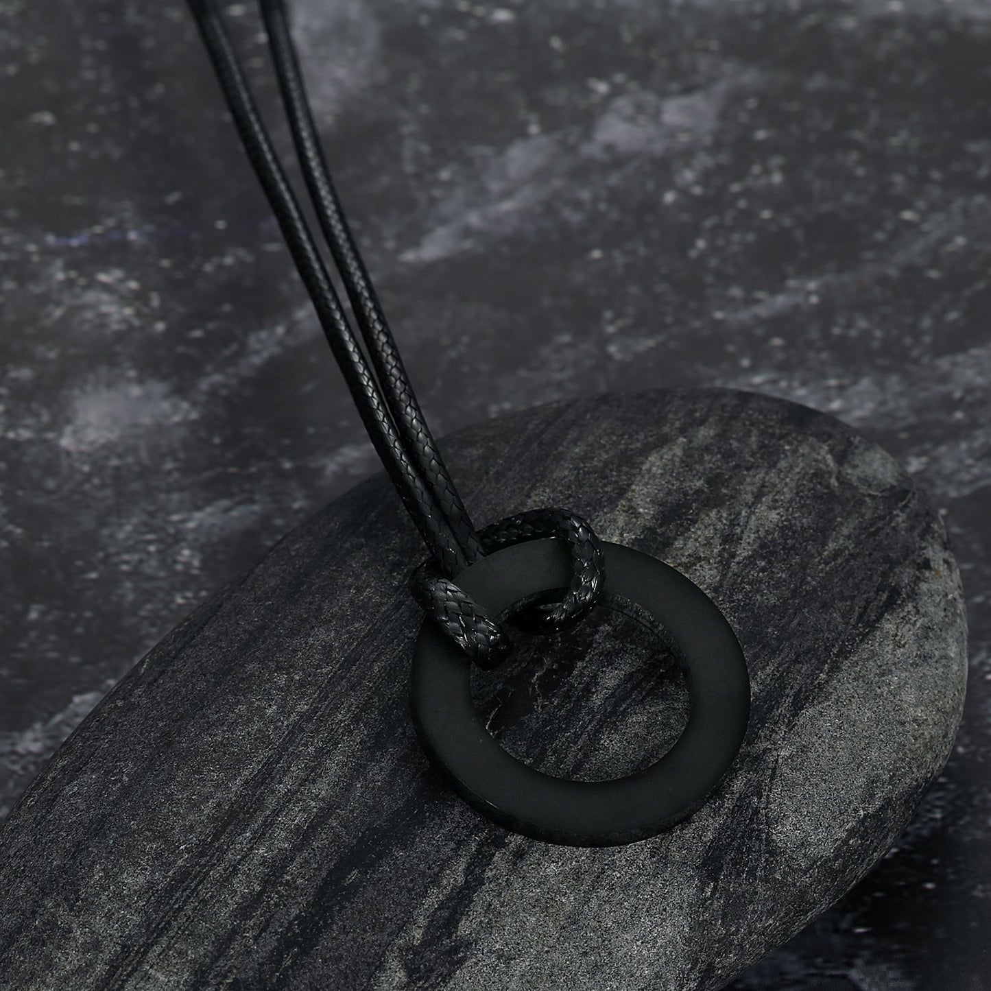Nordic Pride Circular Horn Rune Pendant & Chain