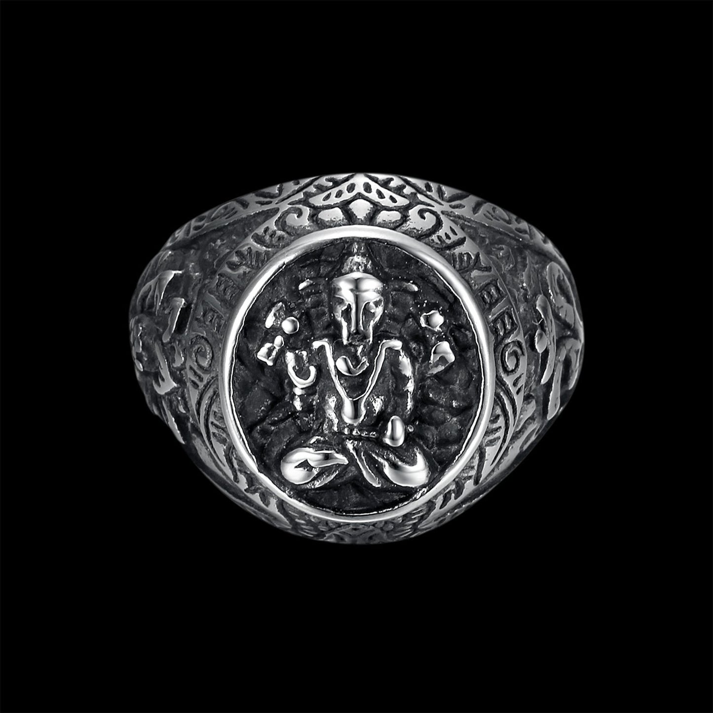 GANESHA SIGNET RING