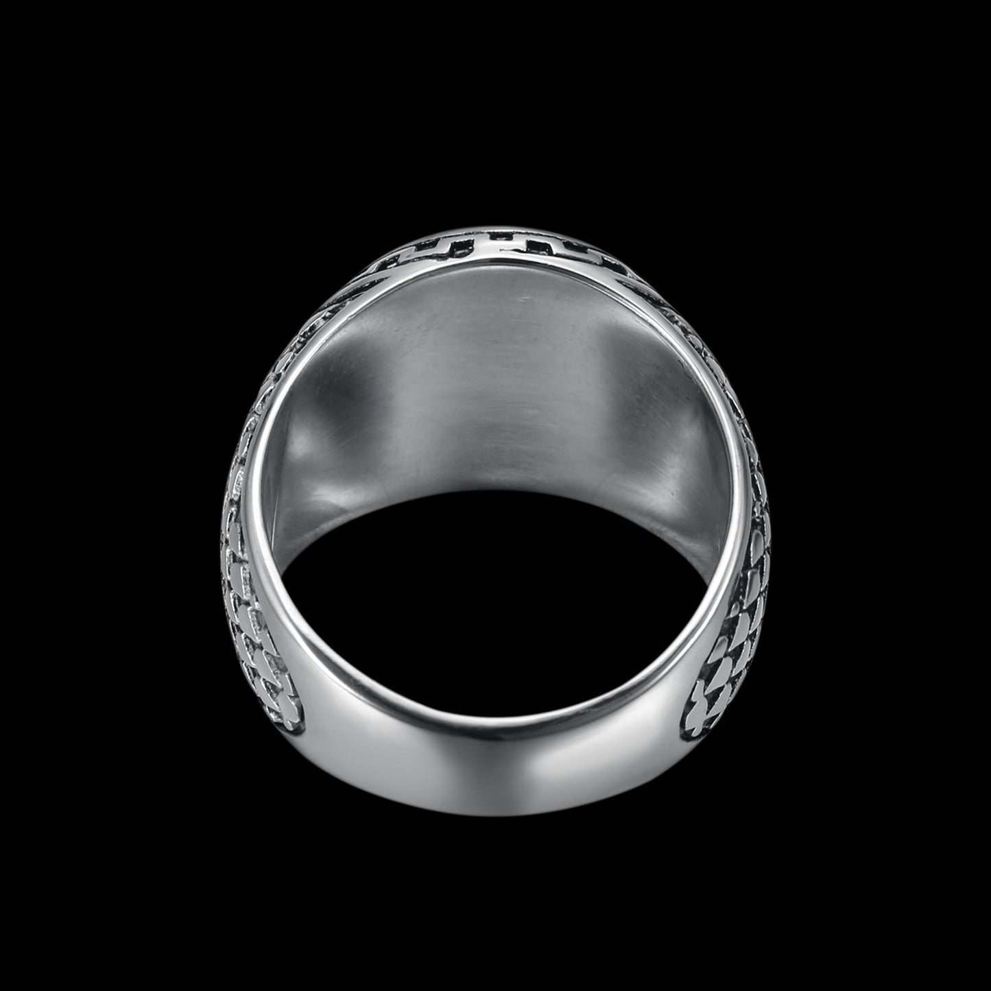 GOLDEN CROSS RING