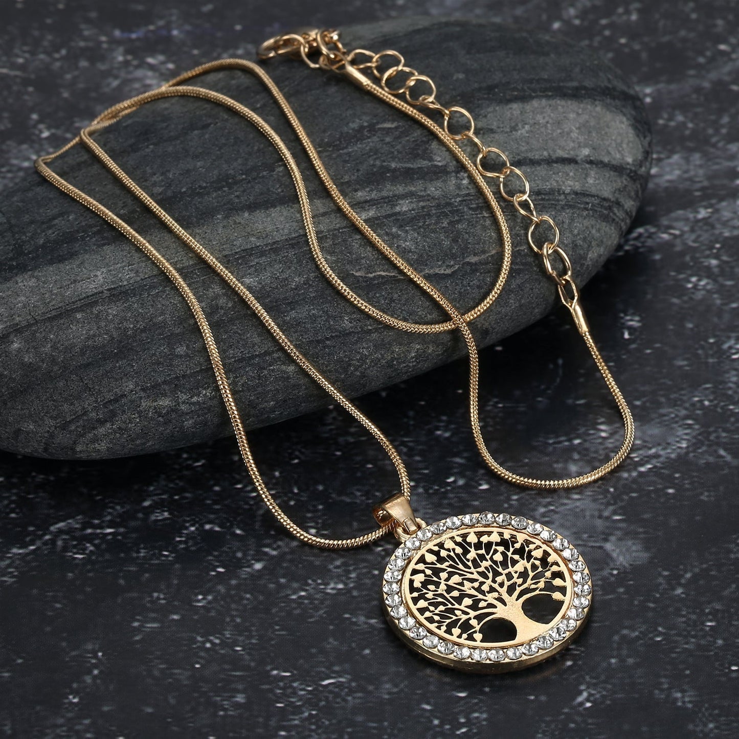 Nordic Pride Celtic Tree of Life Ladies Pendant With Cubic Zirconia