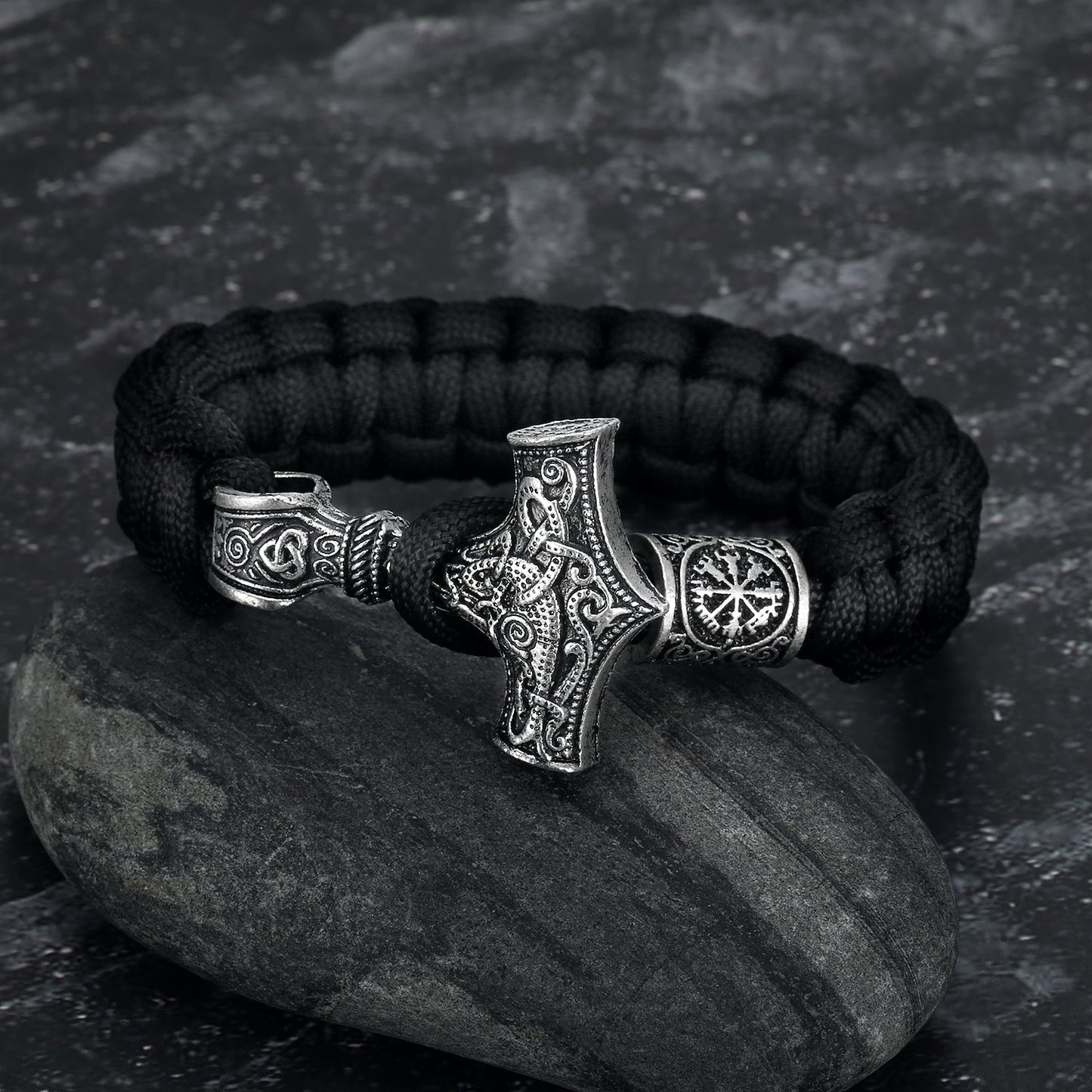 Nordic Pride Paracord Mjolnir Bracelet