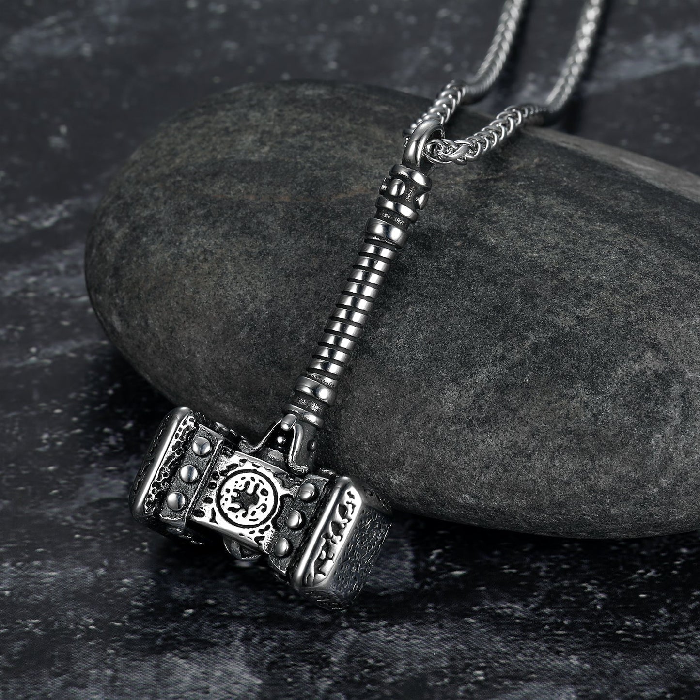 Nordic Pride Nordic Mjolnir or Thor's Gavel Pendant & Chain