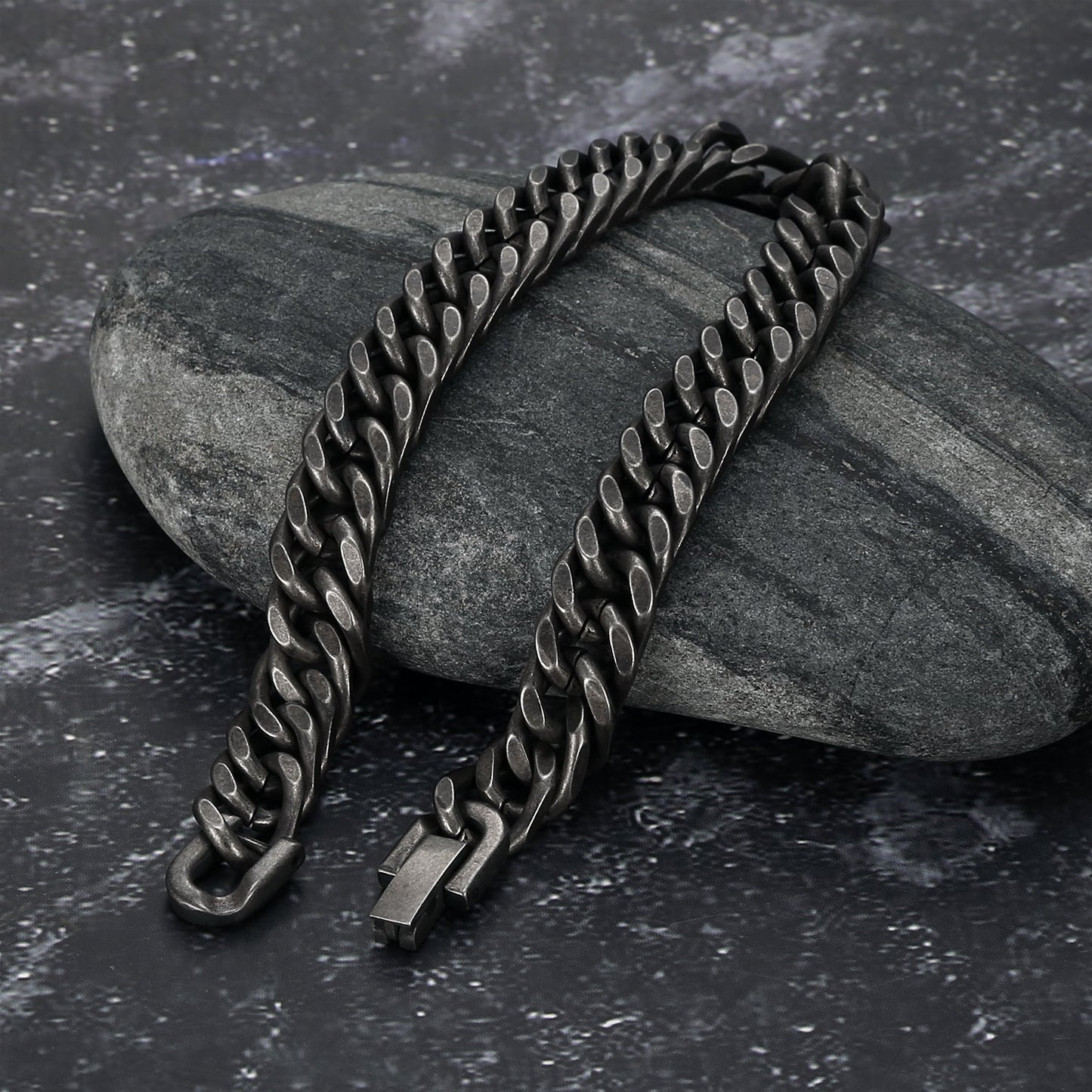 Nordic Pride Handcrafted Stainless Steel Basilisk Weave Bracelet