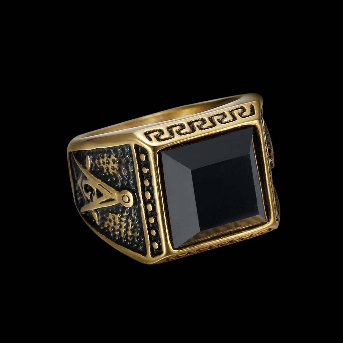 MASONIC GEM RING