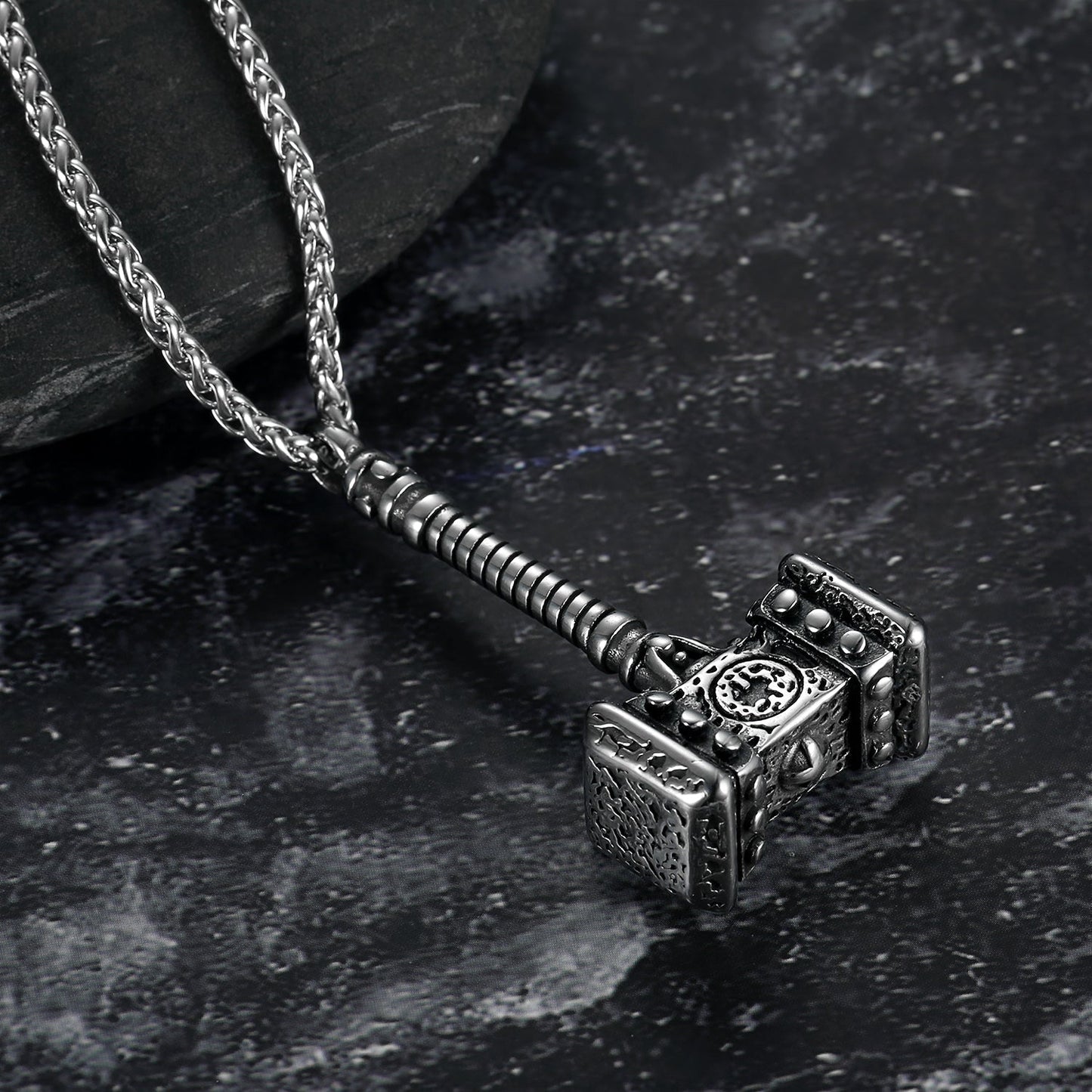 Nordic Pride Nordic Mjolnir or Thor's Gavel Pendant & Chain