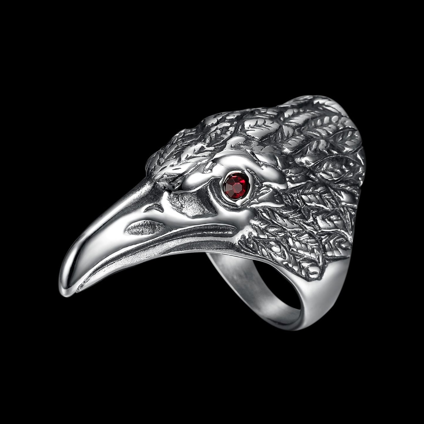 RAVEN HEAD RING