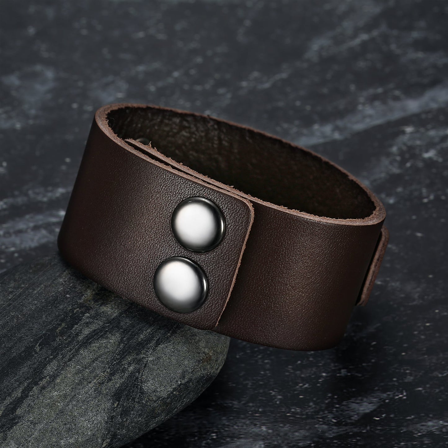 Nordic Pride Leather Nordic Icelandic Stave Arm Cuff