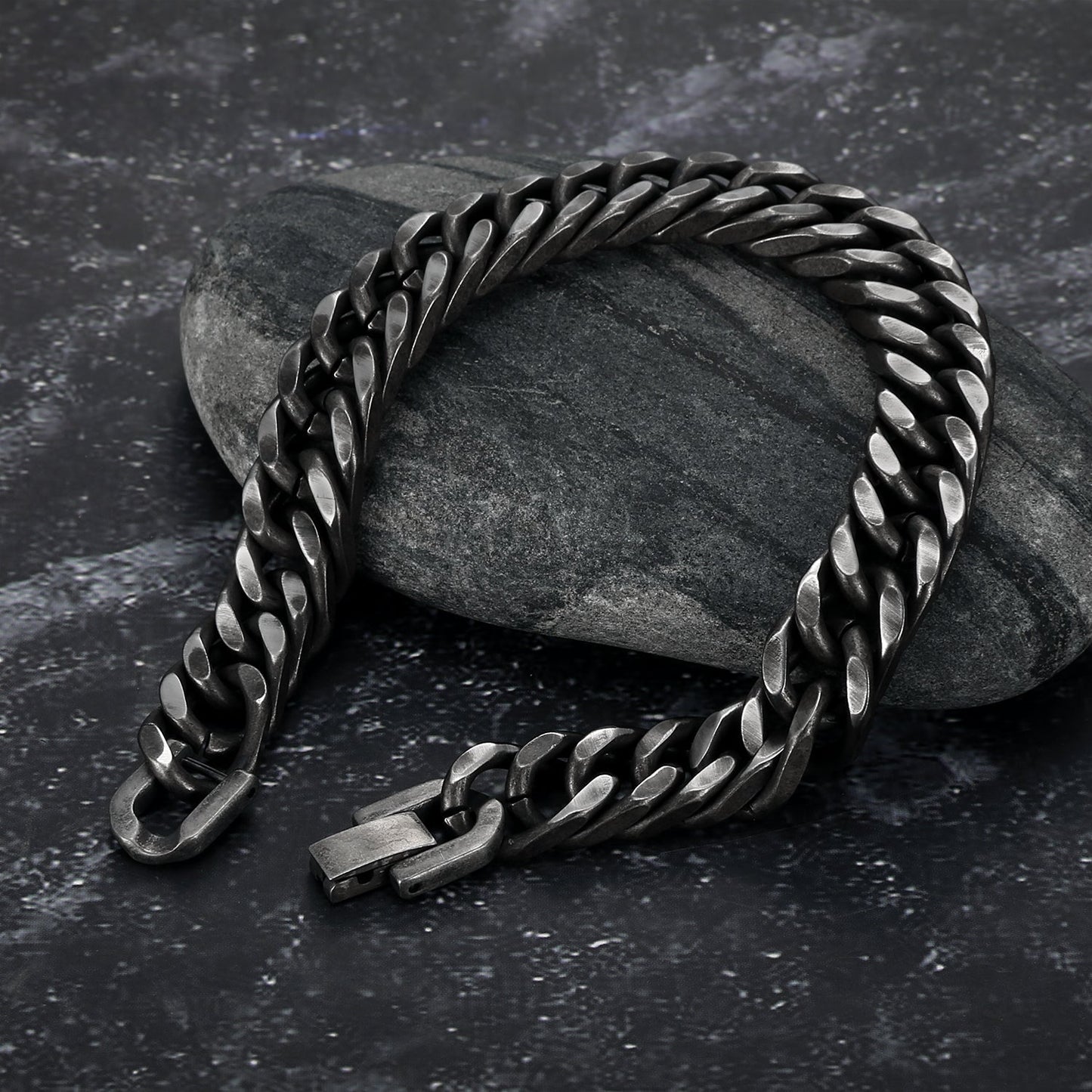 Nordic Pride Handcrafted Stainless Steel Basilisk Weave Bracelet