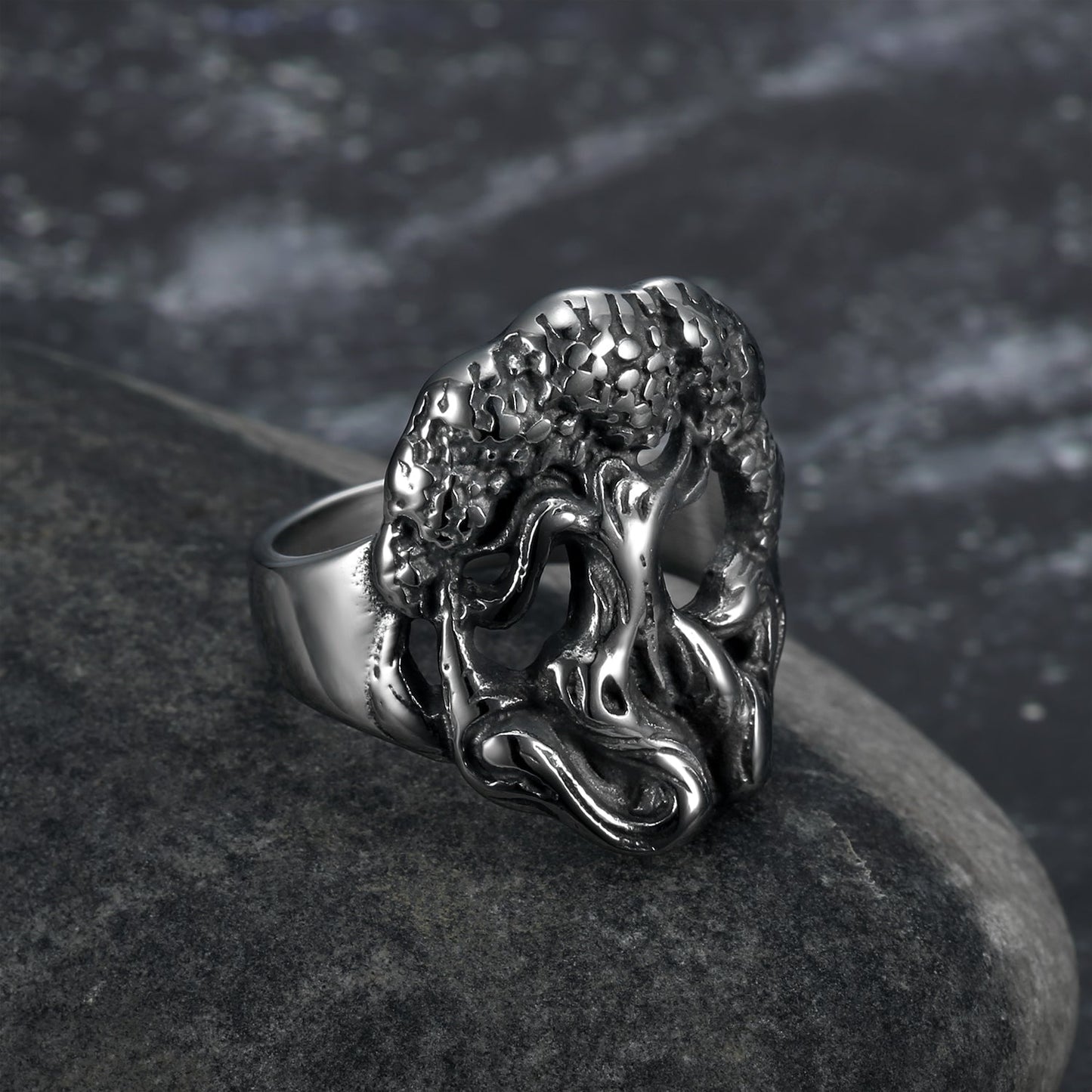 [LIMITED EDITION] Stainless Steel Celtic Tree of Life Ring