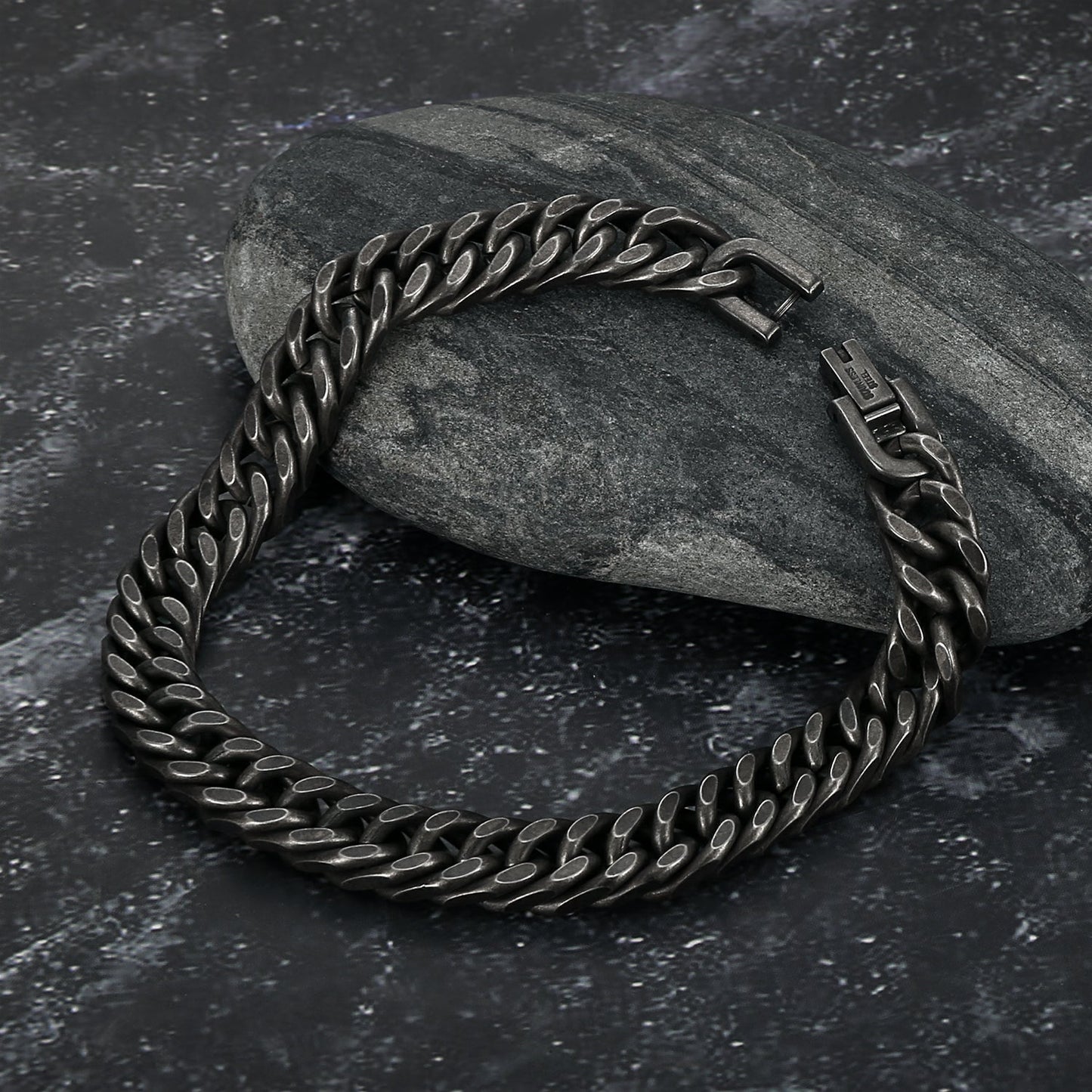 Nordic Pride Handcrafted Stainless Steel Basilisk Weave Bracelet