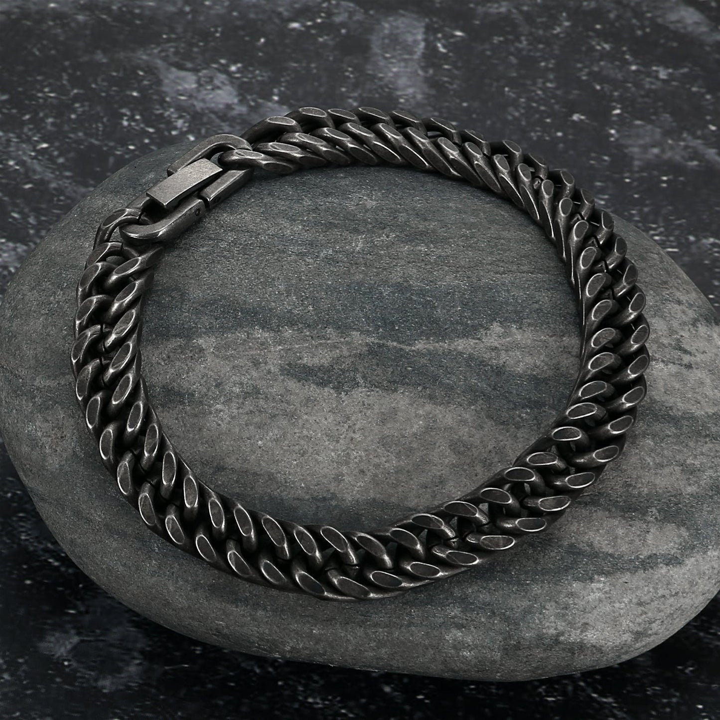 Nordic Pride Handcrafted Stainless Steel Basilisk Weave Bracelet