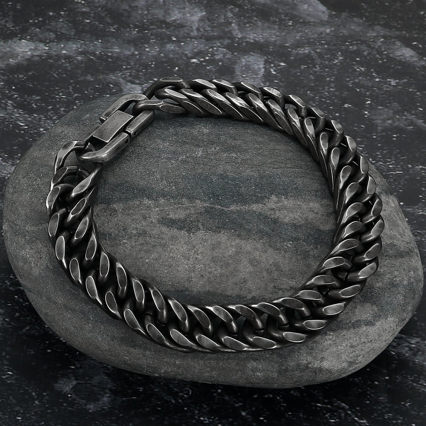 Nordic Pride Handcrafted Stainless Steel Basilisk Weave Bracelet