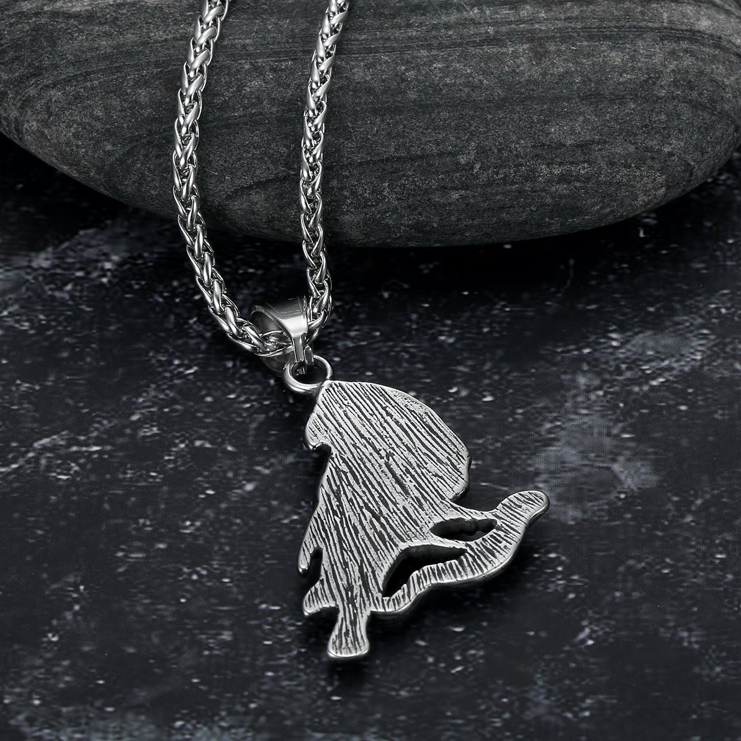 Nordic Pride Handcrafted Stainless Steel Raven Pendant & Chain