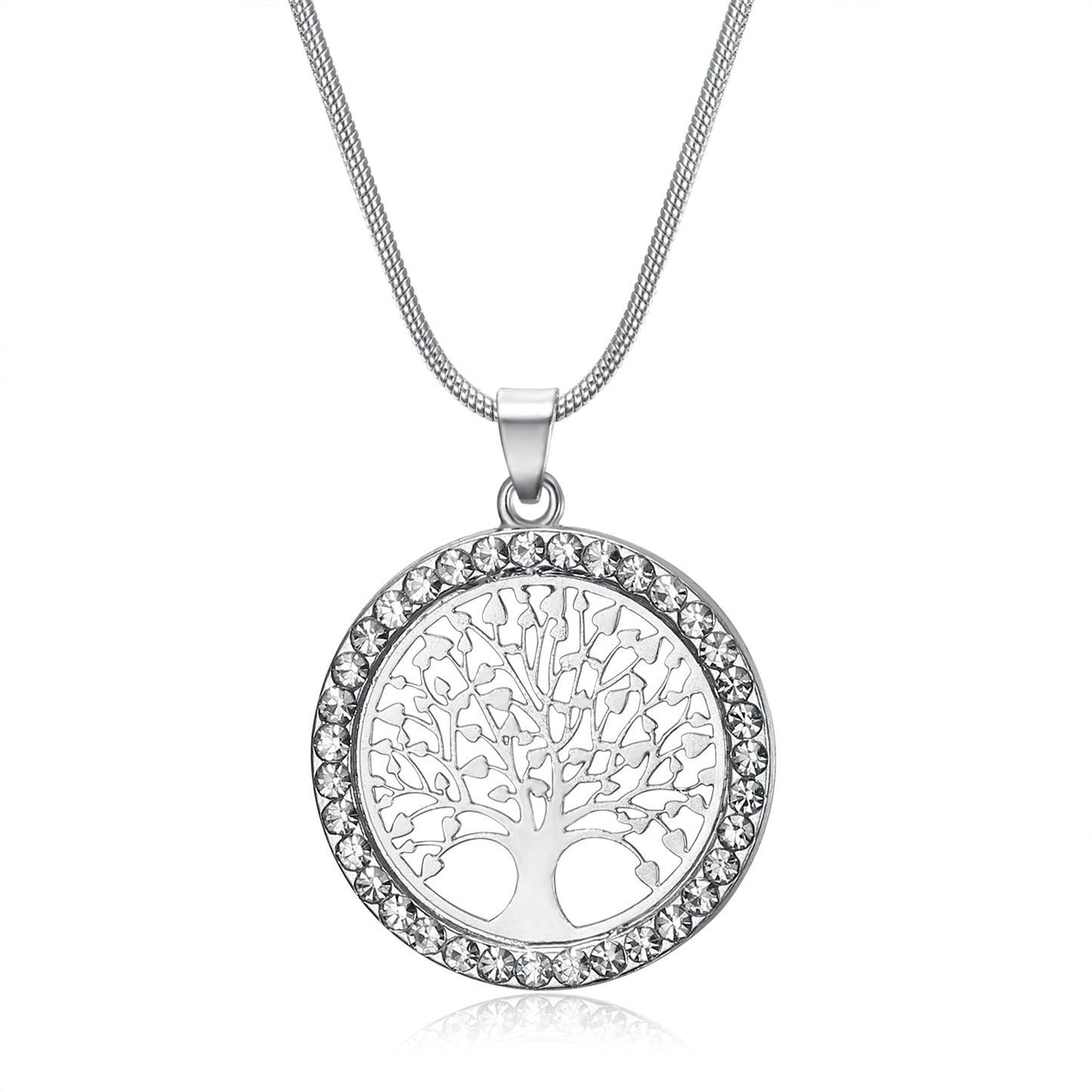 Nordic Pride Celtic Tree of Life Ladies Pendant With Cubic Zirconia