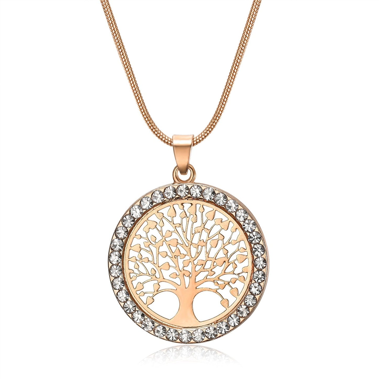 Nordic Pride Celtic Tree of Life Ladies Pendant With Cubic Zirconia