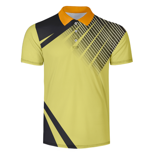 Reginald Golf High-Performance Gold Finch Shirt