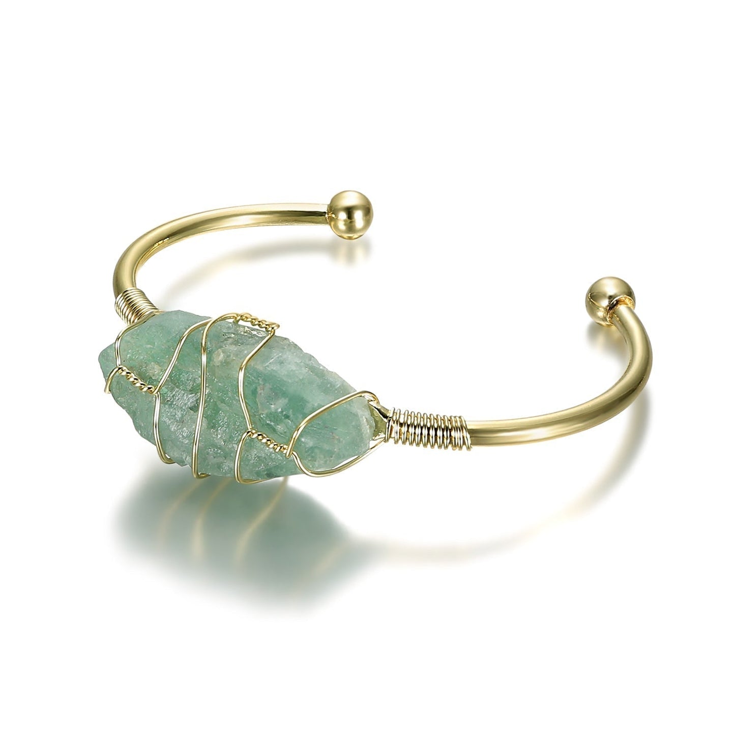 Nordic Pride Natural Gemstone Bangle