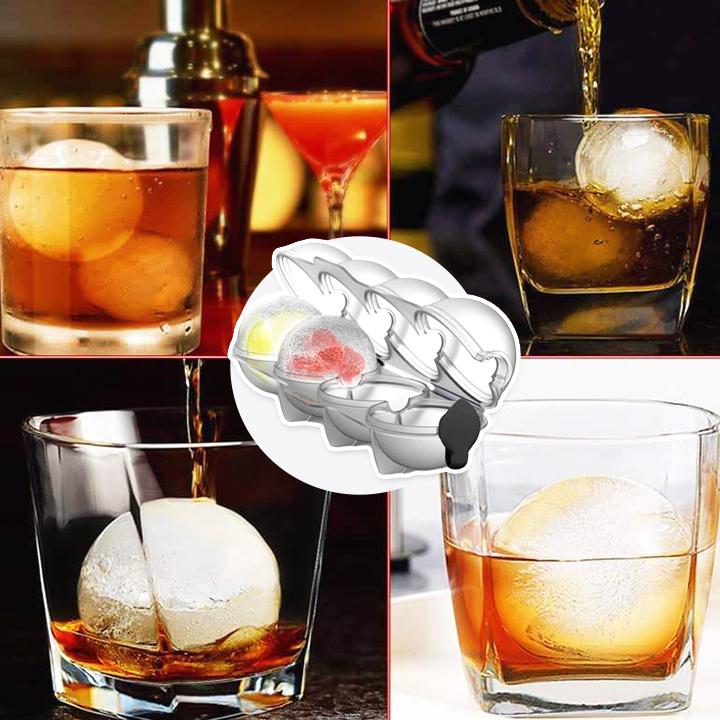 Whisky 4-Slot Ice Ball Maker