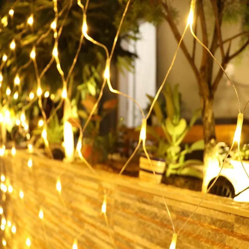 Net Mesh Waterproof String Lights