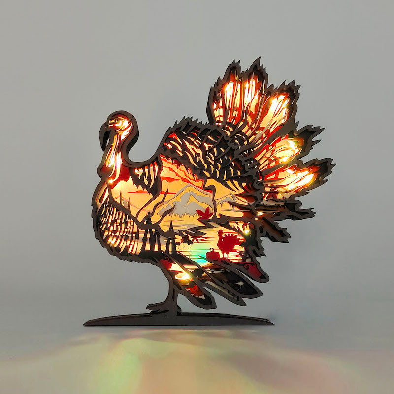 Turkey Carving Handcraft Gift