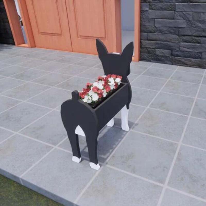 Boston Terrier Planter AP036