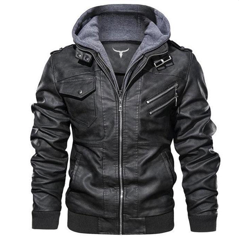 Premium Hooded Vindictation Leather Jacket