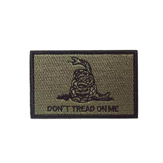 Olive Green Don't Tread On Me Tactical Patch