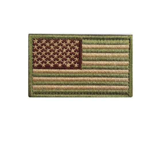 Olive Green American Flag Tactical Patch