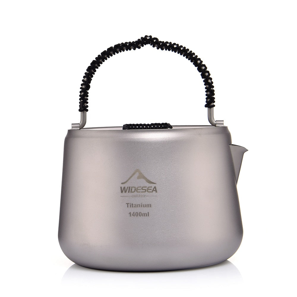 Camping 800ml/1.4 L Titanium Kettle