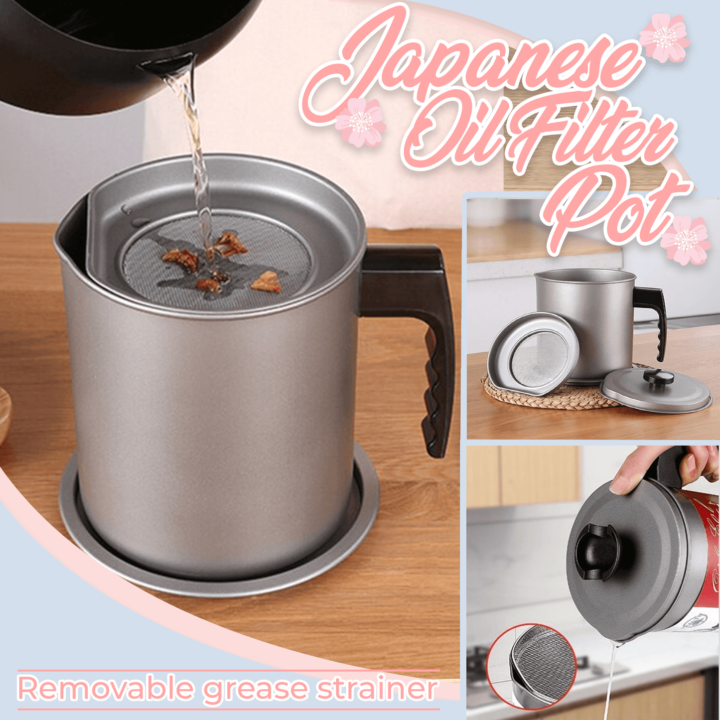 Japanese Oil Filter Pot