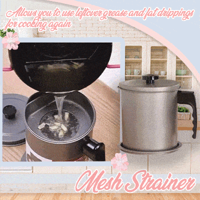 Japanese Oil Filter Pot