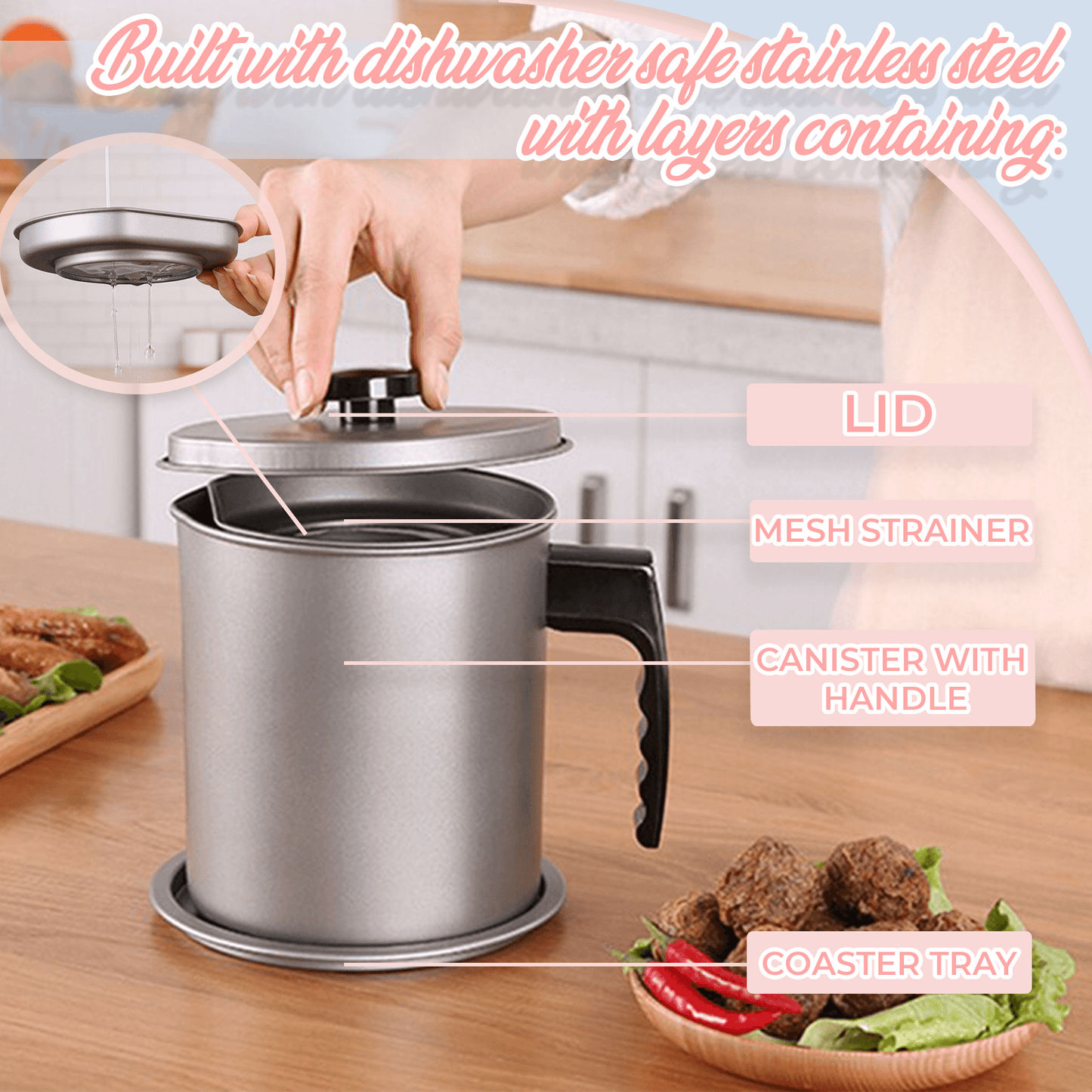Japanese Oil Filter Pot
