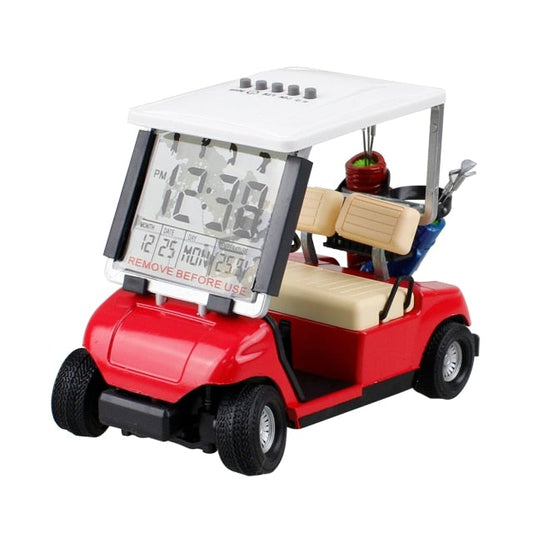 Reginald Golf Alarm Clock Golf Cart (Red)