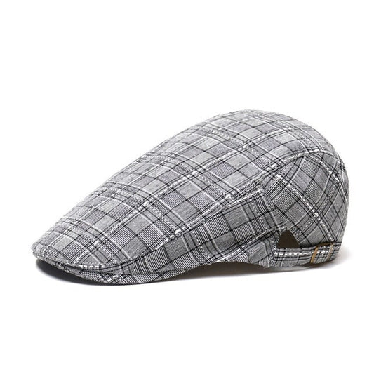 Reginald Golf Classic Flat Cap (Gray)