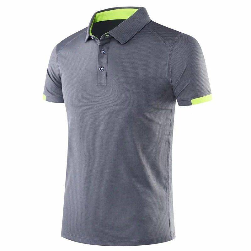 Reginald Golf High-Performance Shirt (Gray)